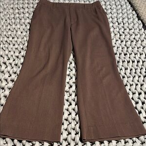 Wide leg mid rise Blakely Fit pants by Eddie Bauer